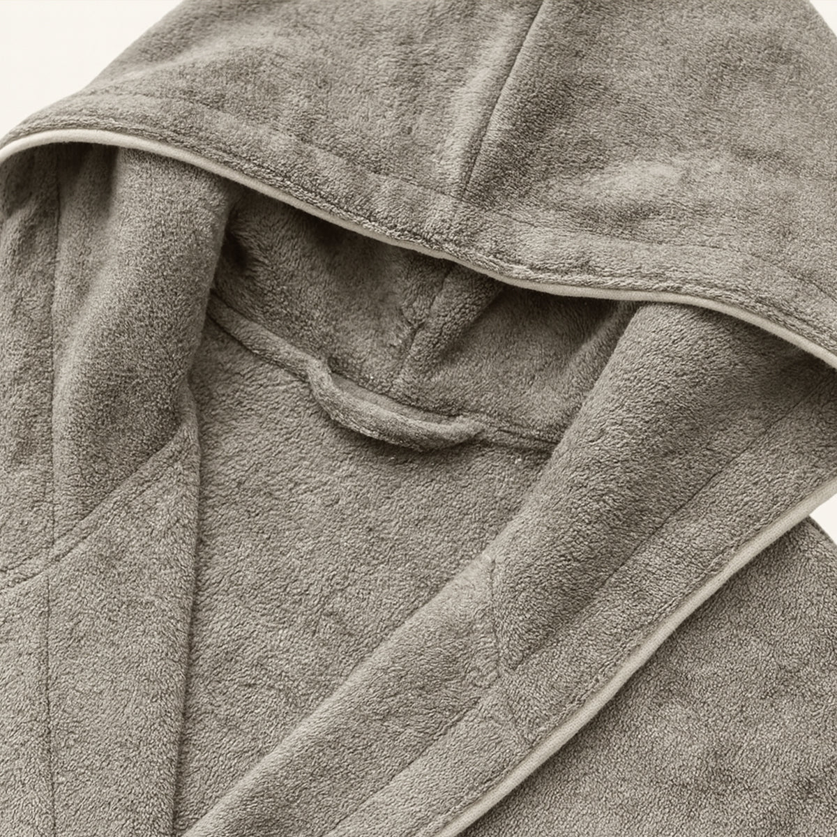 The Greenwich Men's Hooded Long Bathrobe with Belt