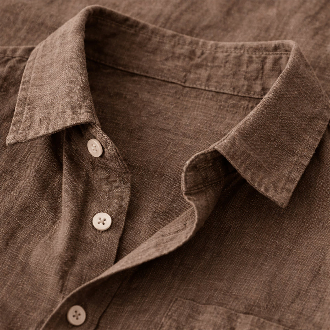 The Knightsbridge Men’s Lightweight Stand Collar Shirt