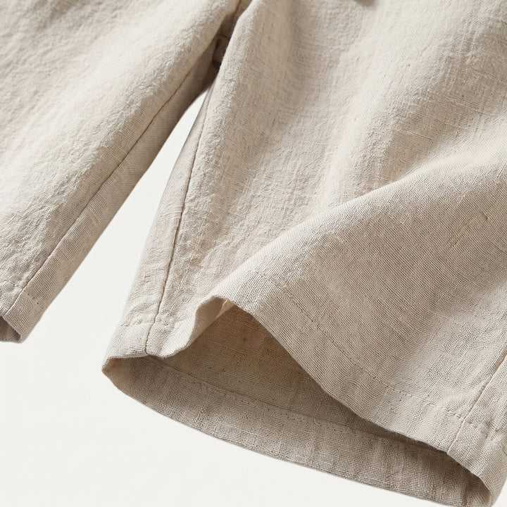The Glenlake Men’s Lightweight Linen Beach Shorts
