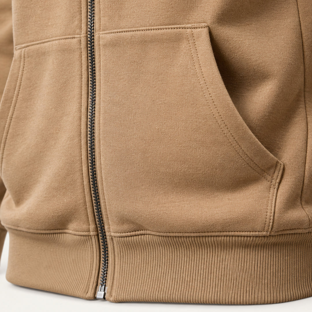 The Oxford Men’s Casual Lightweight Zip Up Jacket