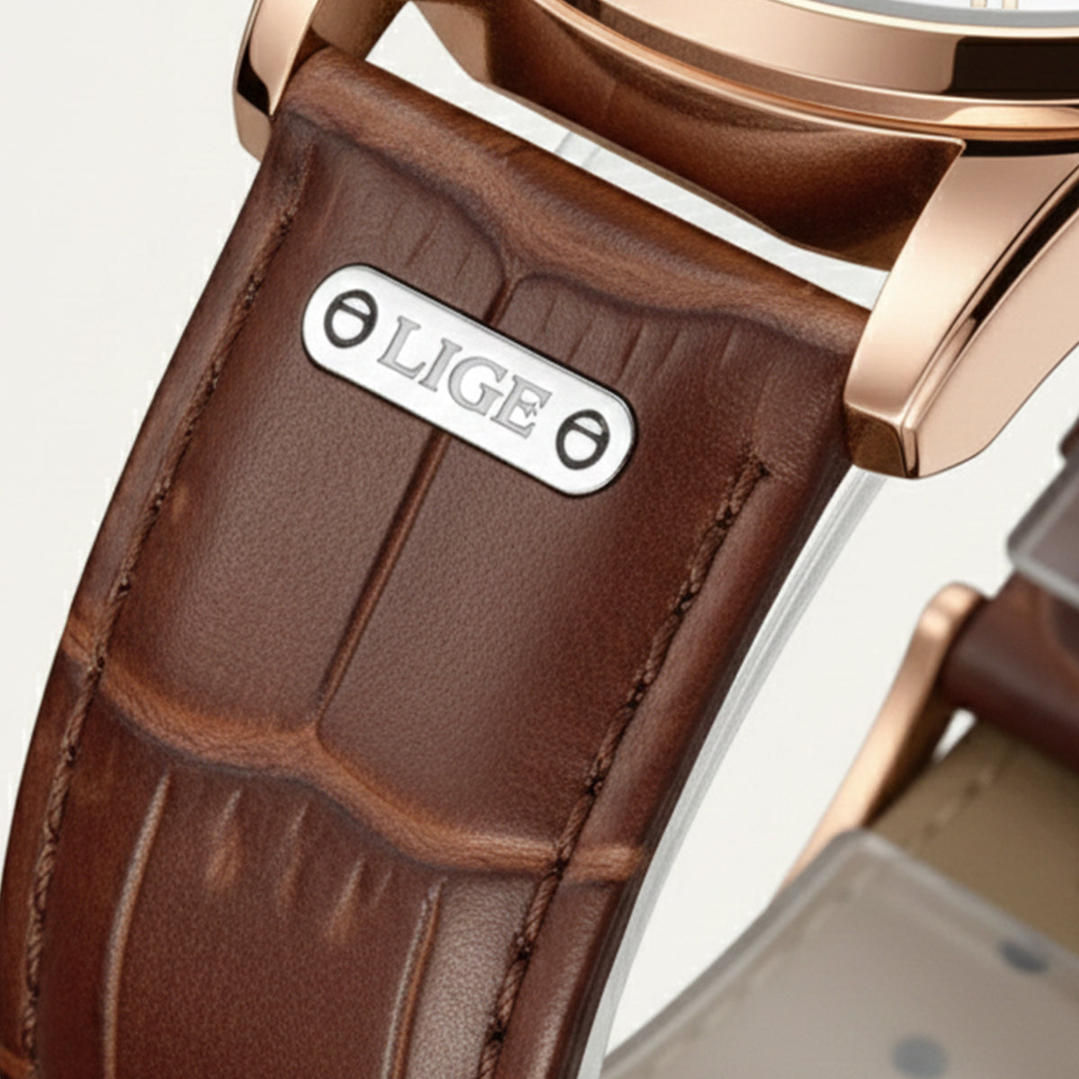 The Geneva Men's Luxury Quartz Chronograph Watch – Premium Leather Strap