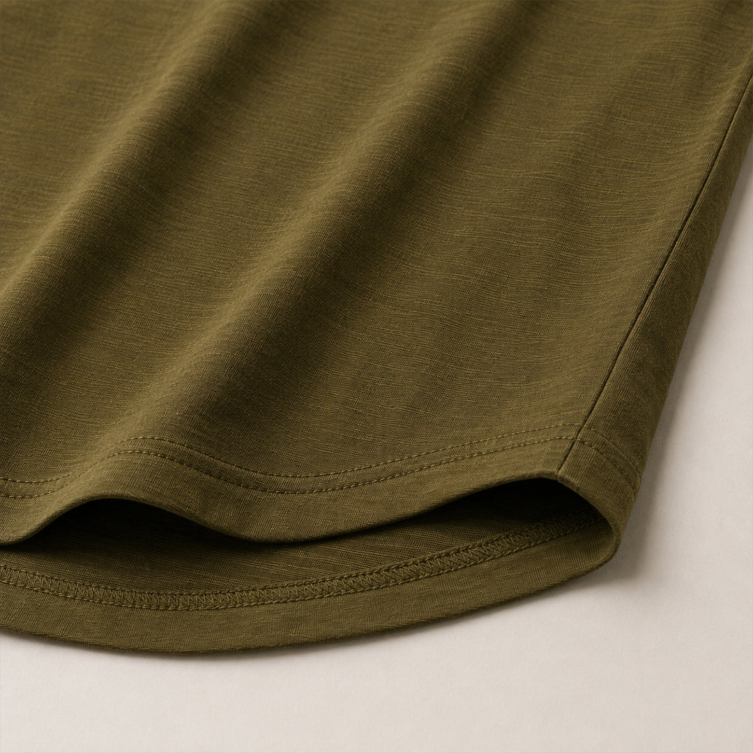 The Cromwell Long sleeve Cotton Polo for Men