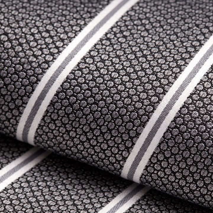 The Monterosso Men’s Luxury Silk Neck Tie - Dark Gray