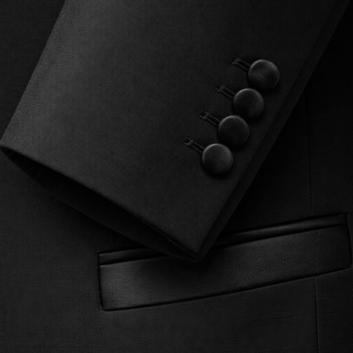 The Trebbiano Men’s 3 Piece Suit – Elegant Slim Fit Formal Tuxedo Set