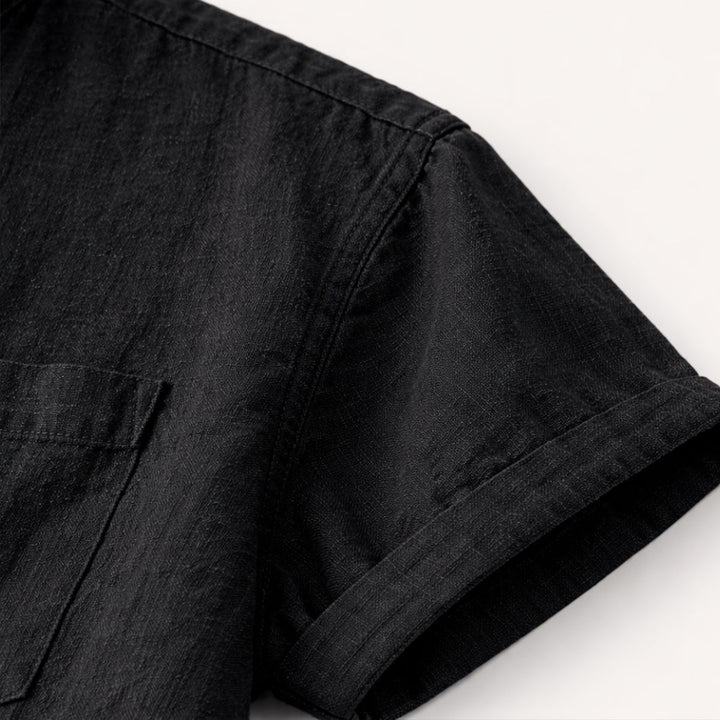 The Hyde Park Men’s Casual Summer Basic Shirt with Chest Pocket