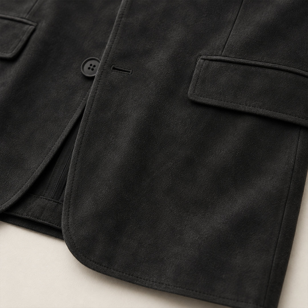 The Policoro Men’s Single Breasted Blazer with Notched Lapel