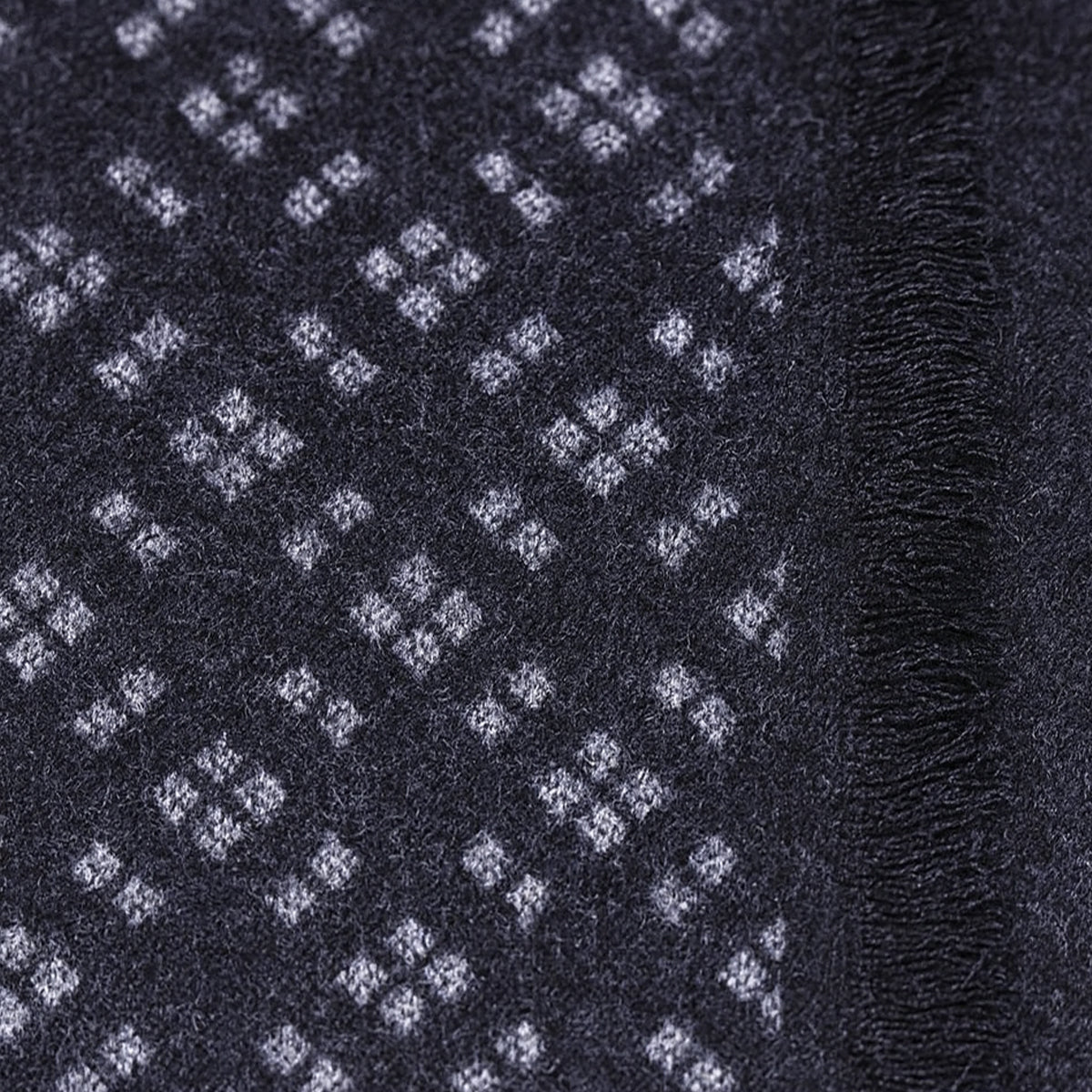 The Champs Élysées Cashmere Merino Scarf for Men - Black