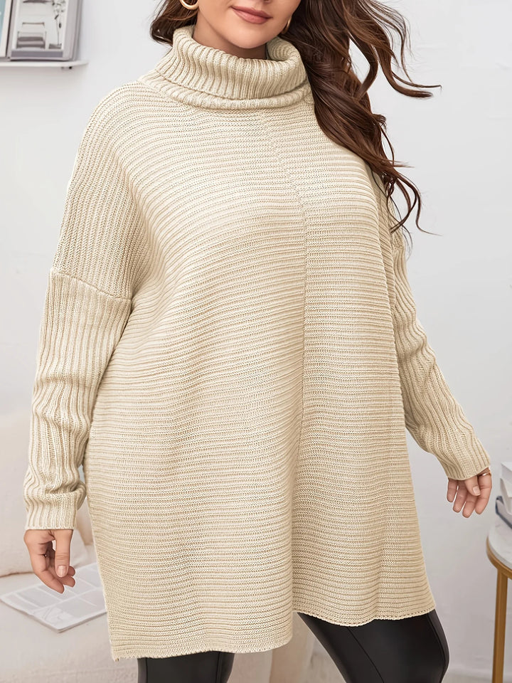 Women’s Oversized Turtleneck Sweater Dress