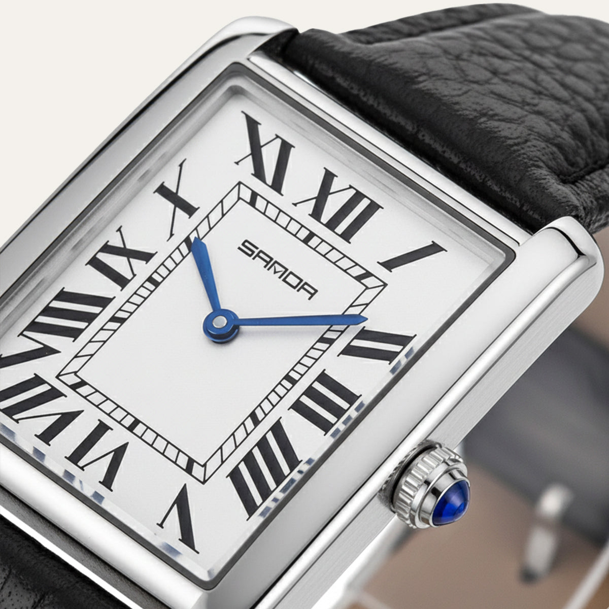 The Savile Men's Classic Luxury Quartz Watch - Premium Leather Strap