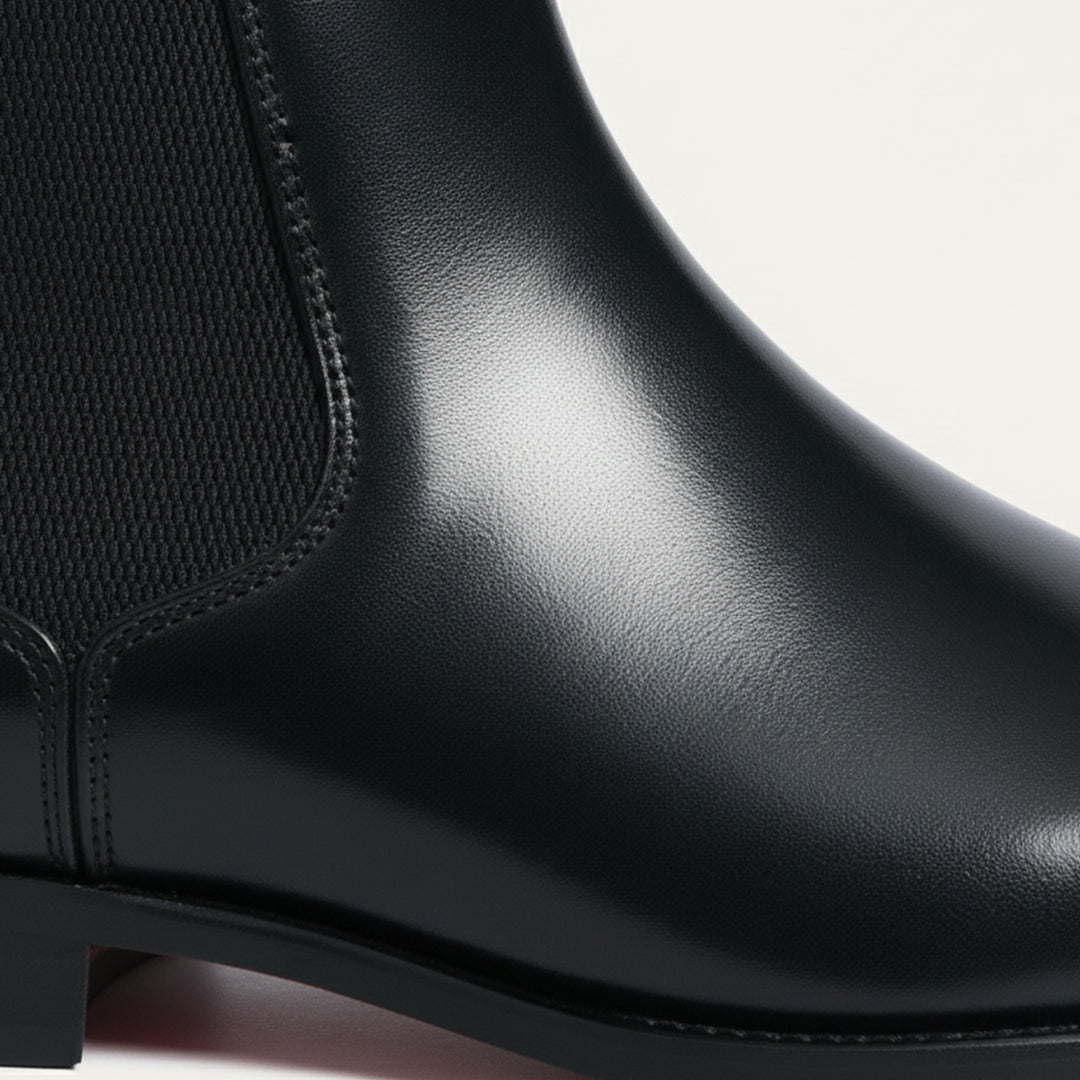 The Savile Row Faux Leather Chelsea Boots for Men