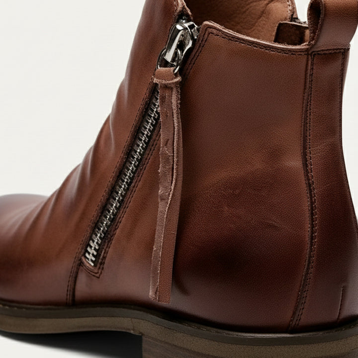 The Rue Honoré Men’s Faux Leather Boots - Luxury Shoes