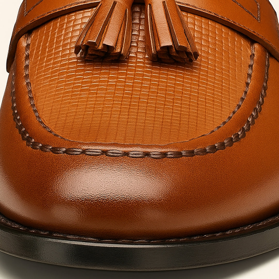 The Carmarthen Men's Formal Faux Leather Tassel Loafers