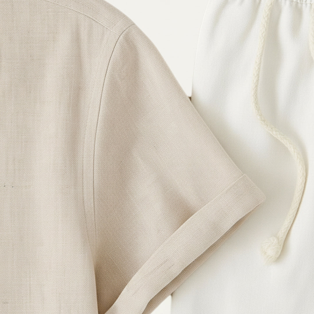 The Amalfi Linen Set – Summer Shirt & Pants for Men