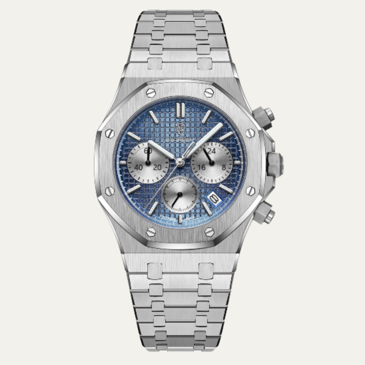 The Crestbrook Men's Waterproof Quartz Chronograph Watch