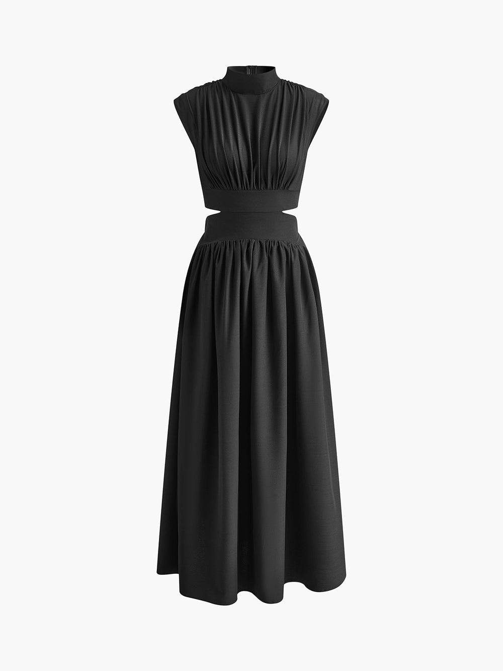 Women's Maxi Dress with Side Cut Outs