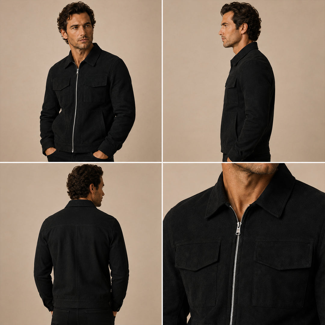 The Colchester Modern Suede Jacket for Men