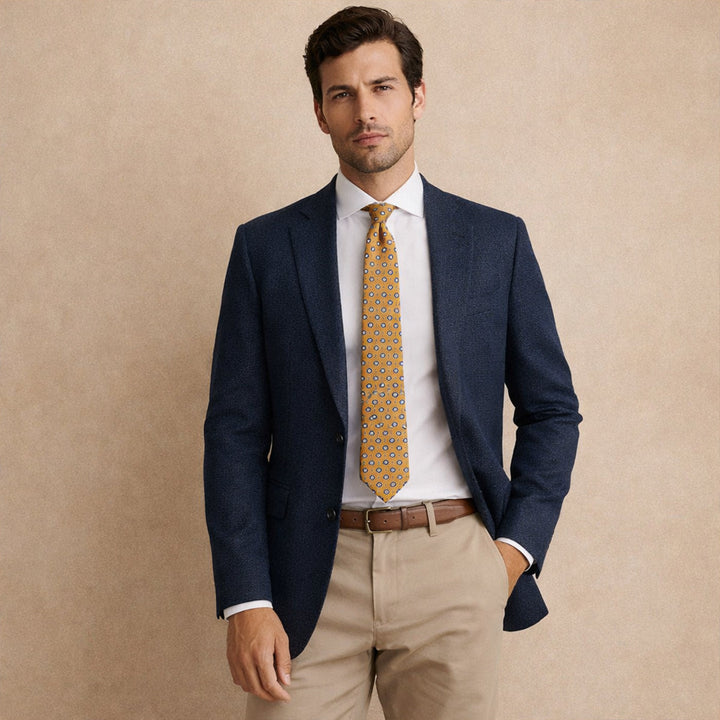 The Monterosso Men’s Luxury Silk Neck Tie
