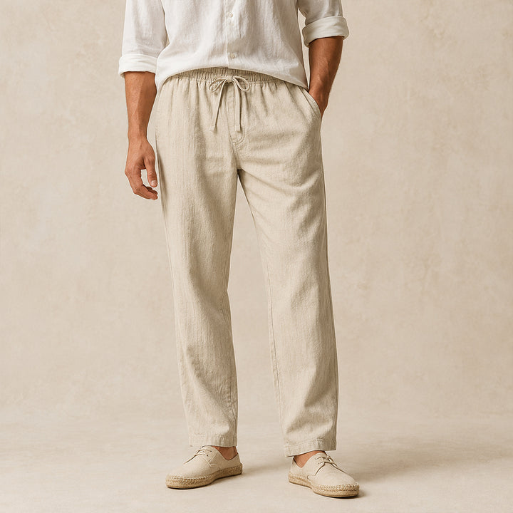 The Wakefield Men’s Breathable Linen Tapered Pants