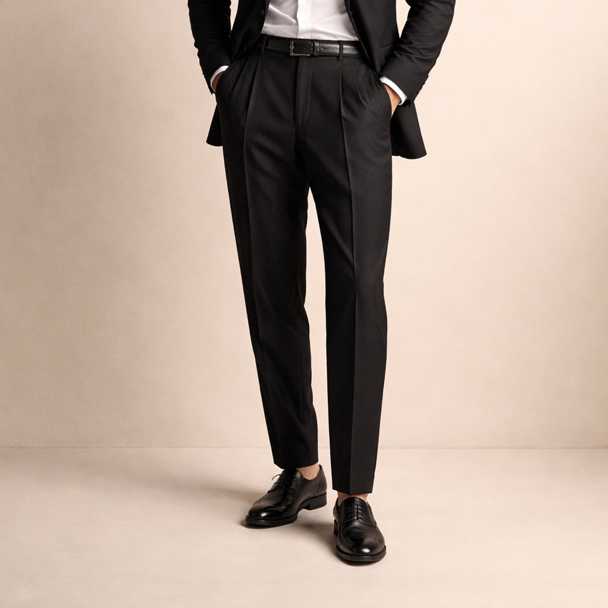 The Brighton Men’s Vintage Classic Tailored Pleated Pants
