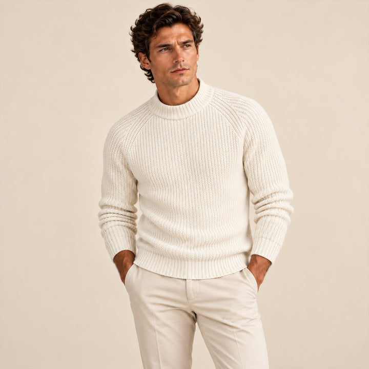 The Ely 100% Cashmere Crewneck for Men