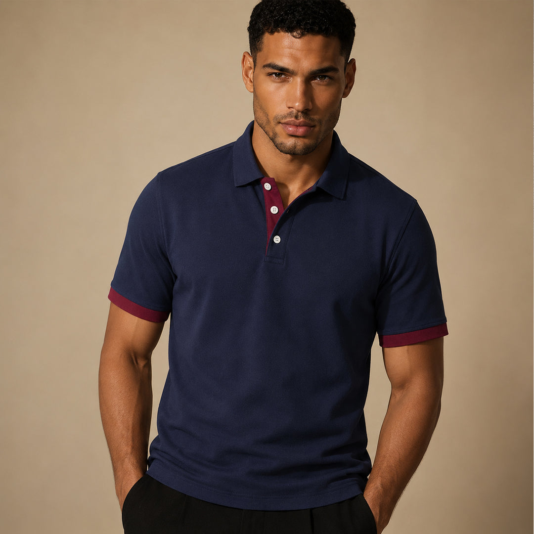 The Cala Mariolu Men’s Casual Printed Golf Polo Shirt