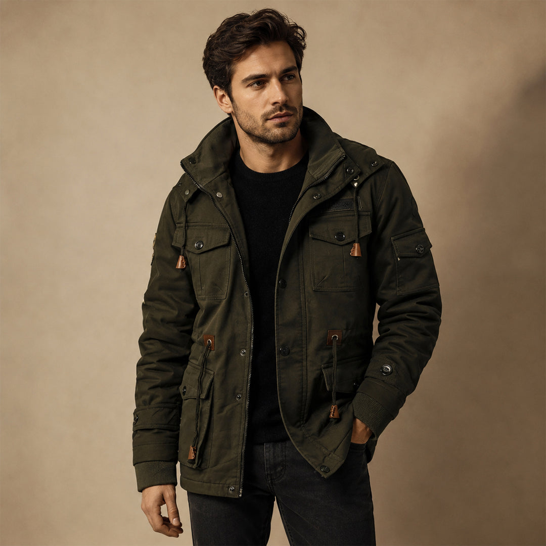 The Lonsdale Men’s Military Waterproof Tactical Jacket
