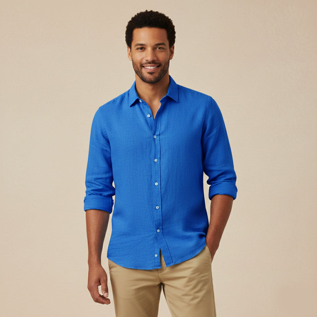 The Wiltshire Men’s Soft Linen Summer Shirt