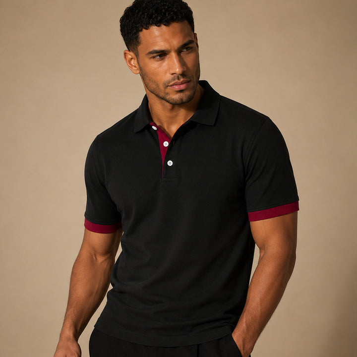 The Cala Mariolu Men’s Casual Printed Golf Polo Shirt
