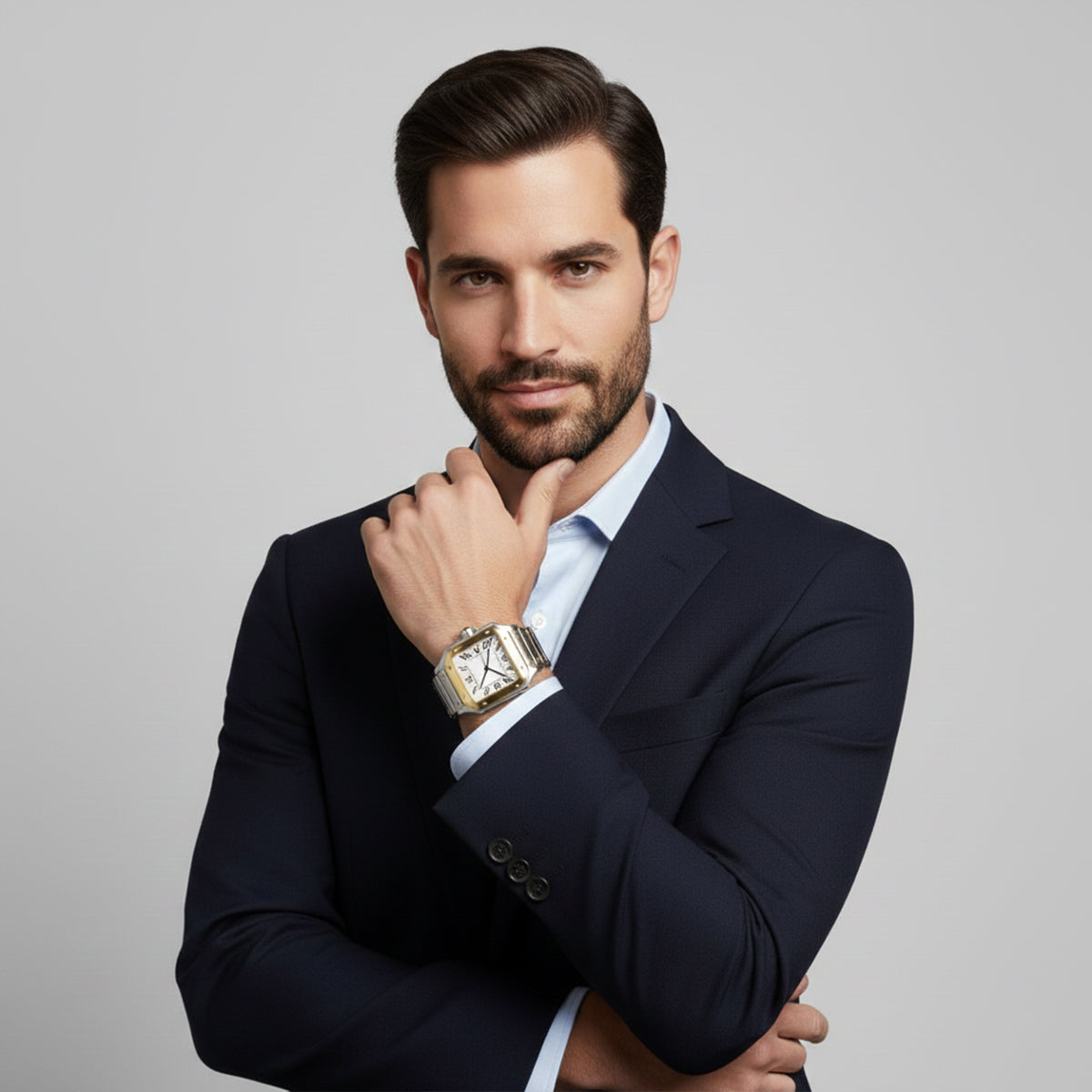 The Marbella Men's Luxury Watch – Stainless Steel Timeless Design