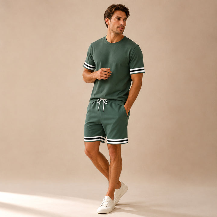 The Modena Men’s Trendy Summer Set – T Shirt and Shorts
