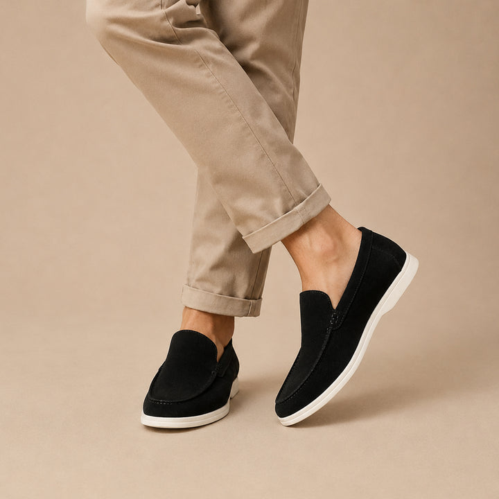 The Lorne Men’s Lightweight Casual Suede Slip On Loafers