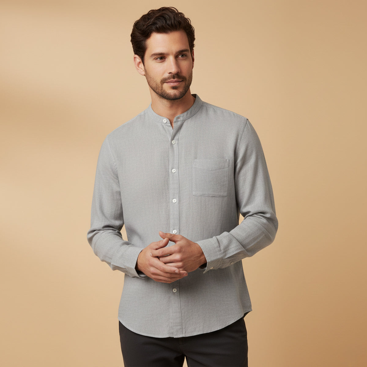 The Brighton Linen Shirt –  Long Sleeve Shirt for Men