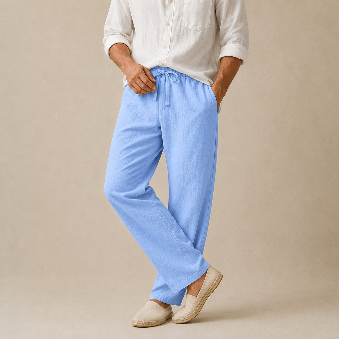 The Wakefield Men’s Breathable Linen Tapered Pants