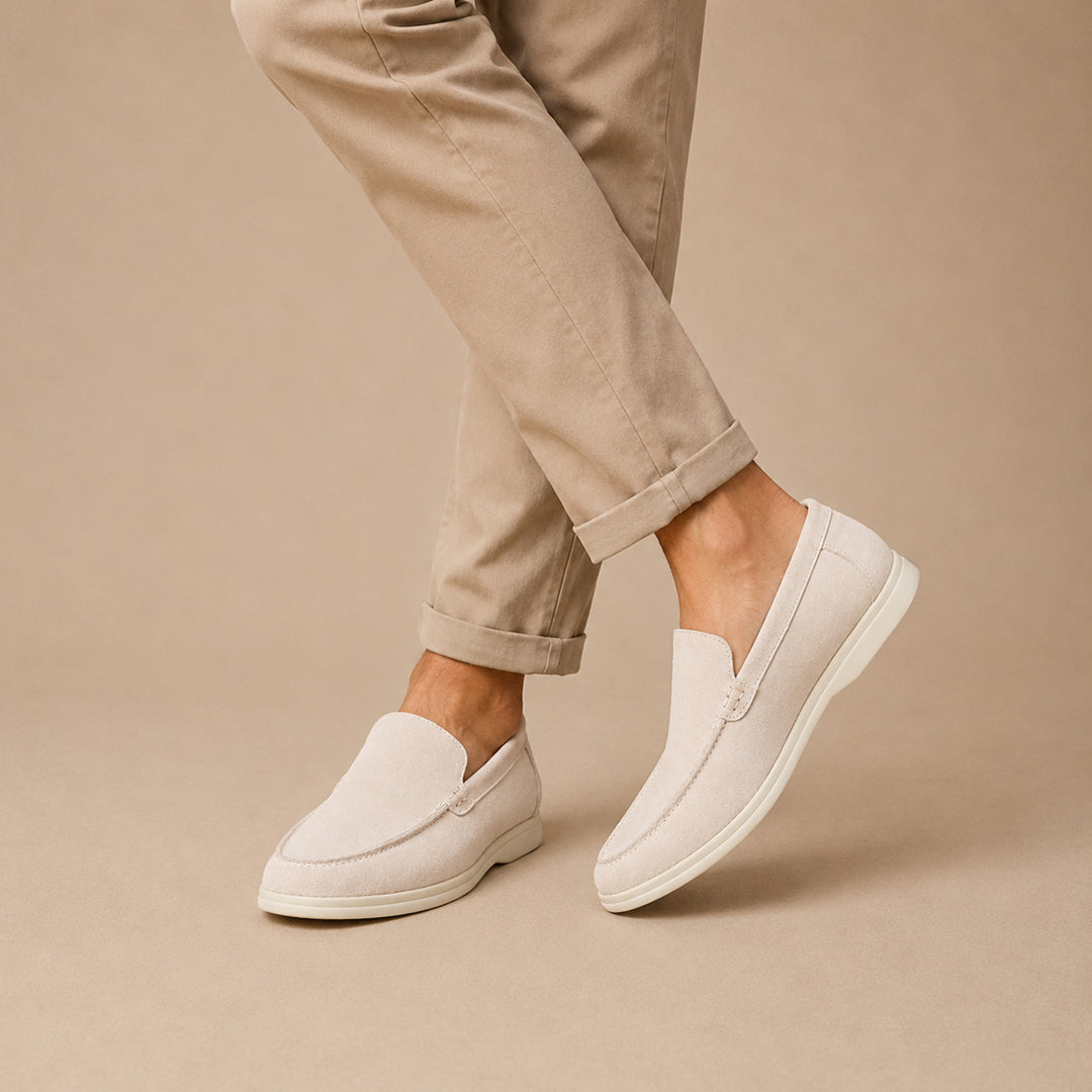 The Lorne Men’s Lightweight Casual Suede Slip On Loafers