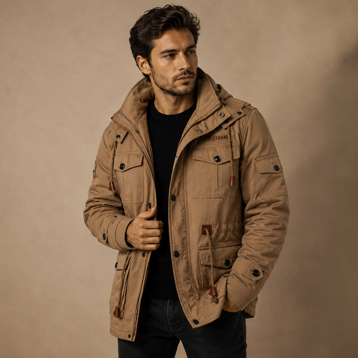 The Lonsdale Men’s Military Waterproof Tactical Jacket