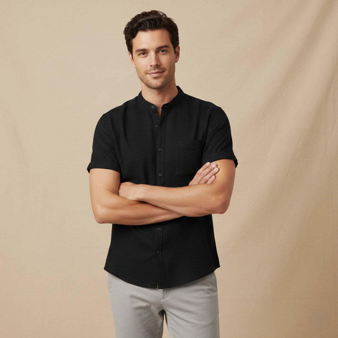 The Winchester Men’s Oversized Linen Beach Shirt