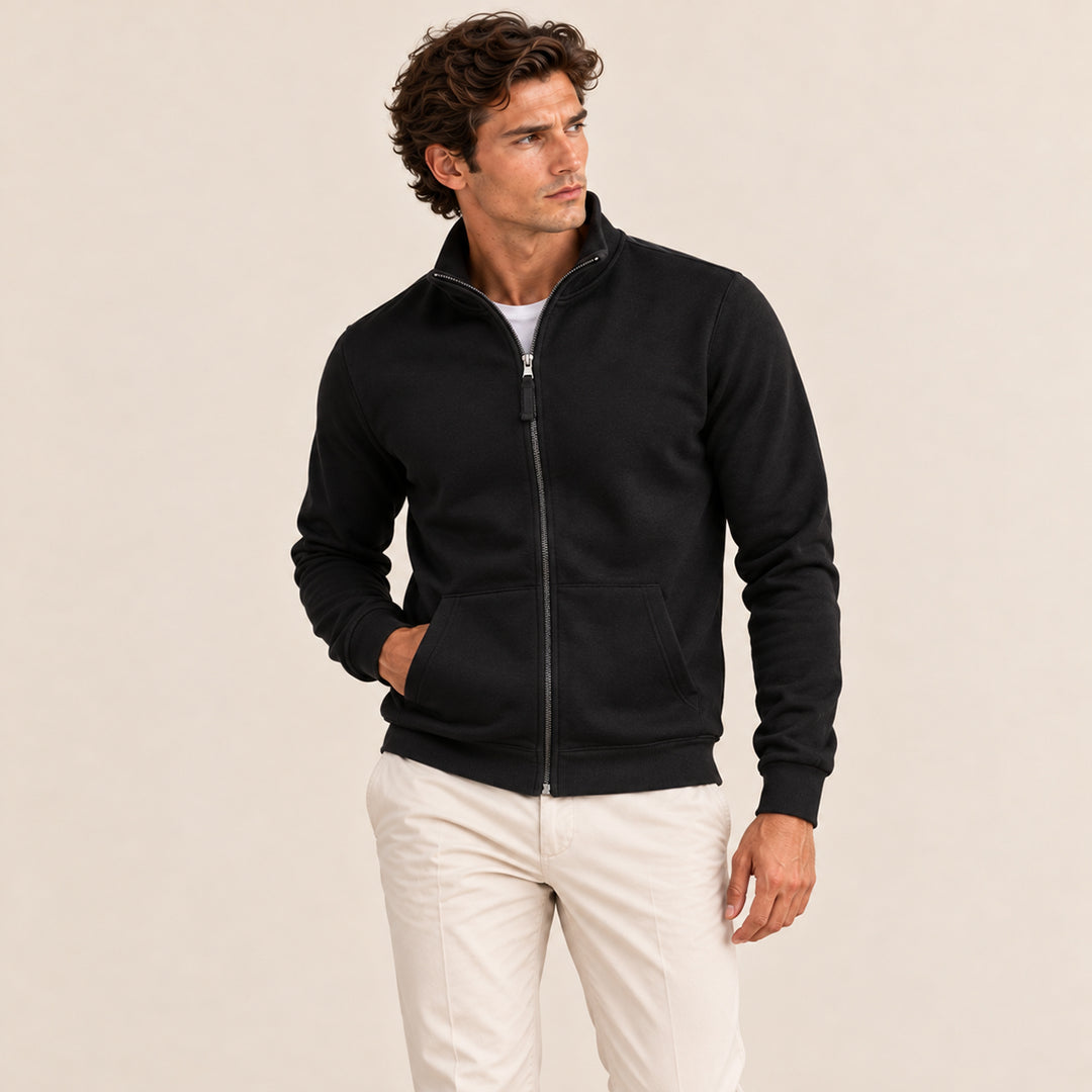 The Oxford Men’s Casual Lightweight Zip Up Jacket