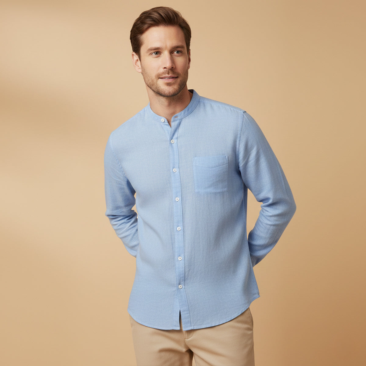 The Brighton Linen Shirt –  Long Sleeve Shirt for Men
