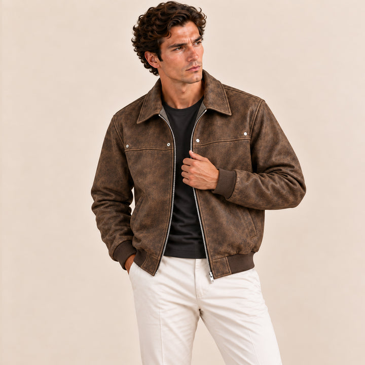 Men's Lambskin Leather Jacket