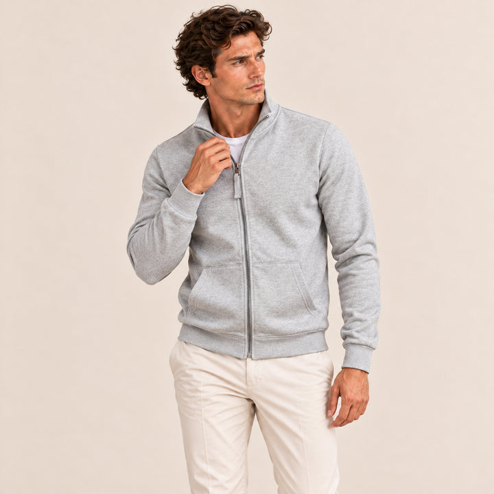 The Oxford Men’s Casual Lightweight Zip Up Jacket
