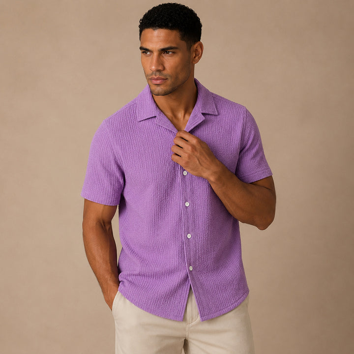 The Porta Venezia Men’s Lightweight Streetwear Button-Up Shirt