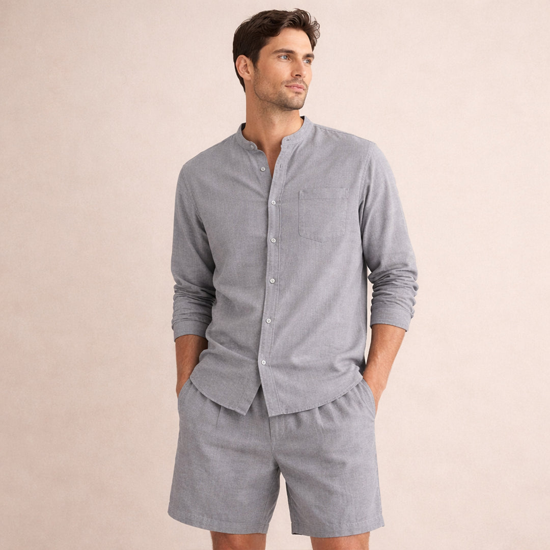 The Algrave Linen Set – Summer Co Ord for Men