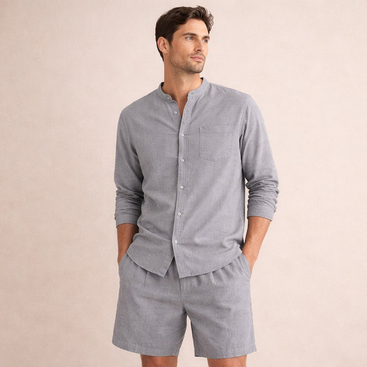 The Algrave Linen Set – Summer Co Ord for Men