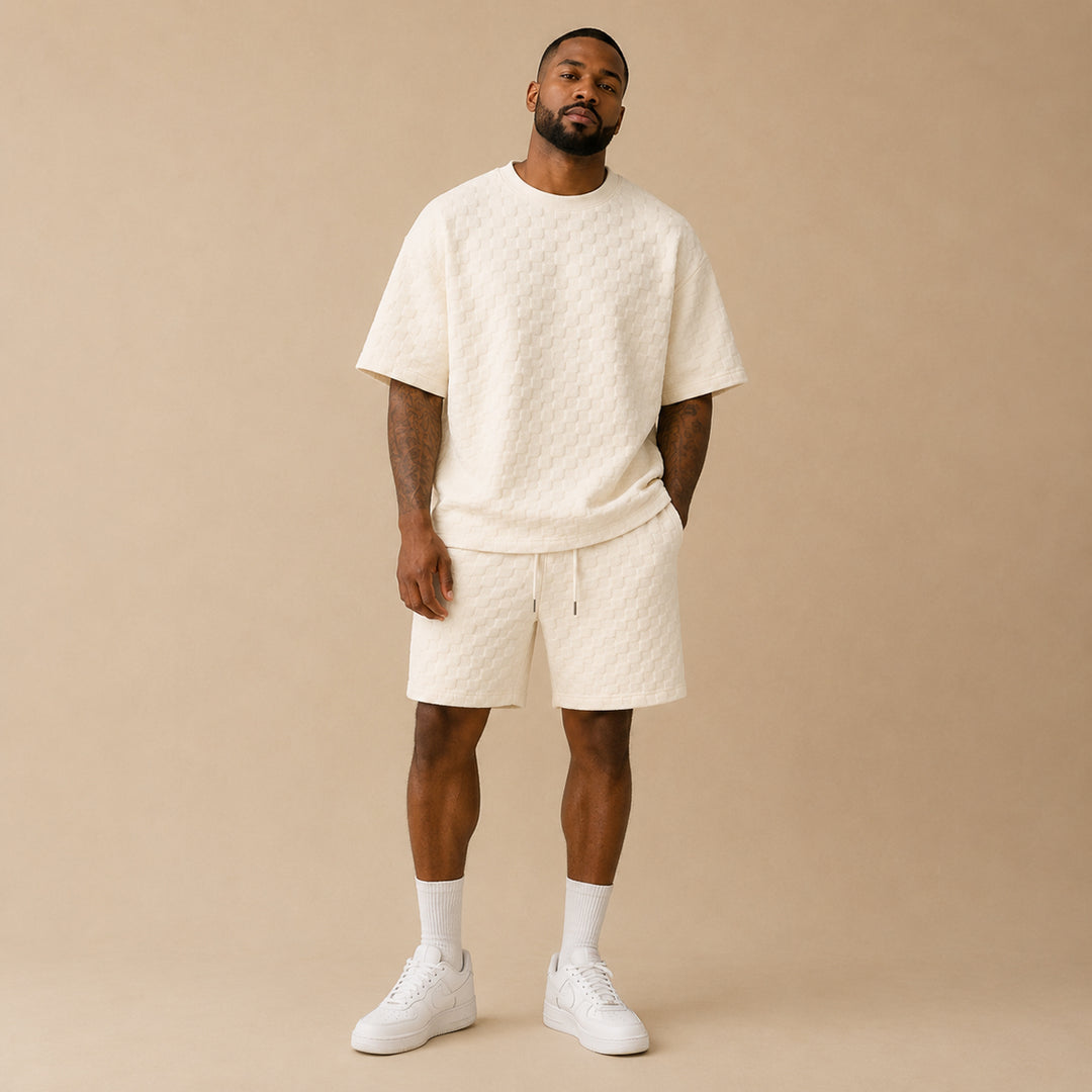 The Franklin Men’s Oversized Summer T Shirt & Shorts Set