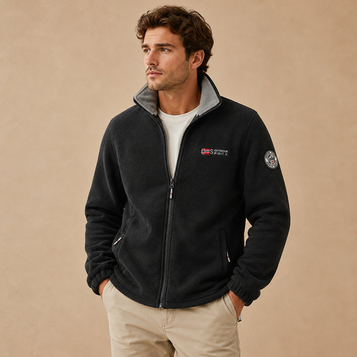 The Oslo Fleece Lined Warm Outdoor Jacket for Men