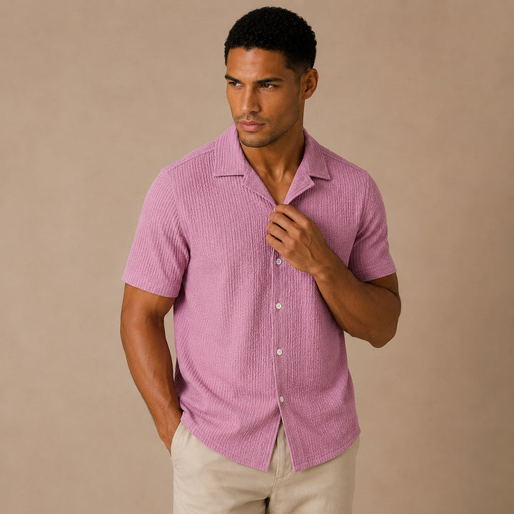 The Porta Venezia Men’s Lightweight Streetwear Button-Up Shirt