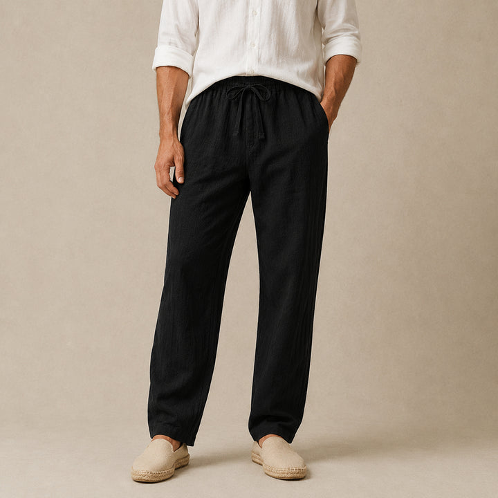 The Wakefield Men’s Breathable Linen Tapered Pants