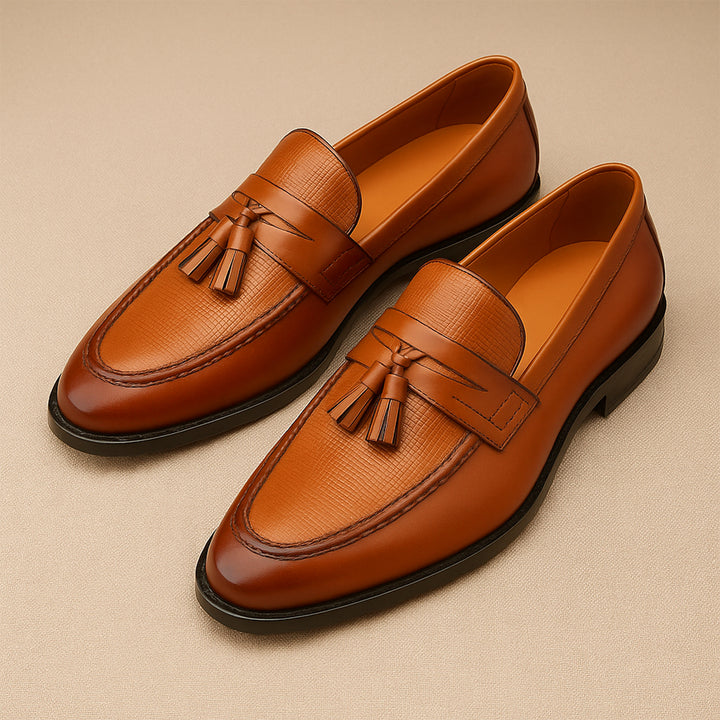 The Carmarthen Men's Formal Faux Leather Tassel Loafers