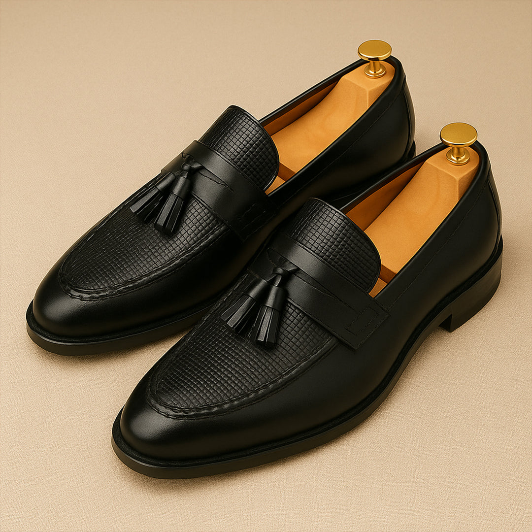 The Carmarthen Men's Formal Faux Leather Tassel Loafers