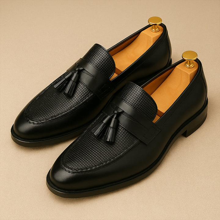 The Carmarthen Men's Formal Faux Leather Tassel Loafers